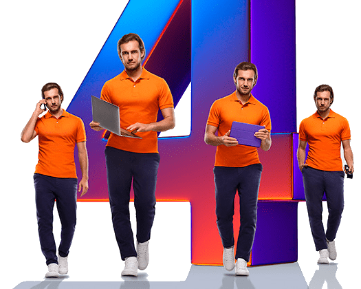 Великолепная четверка Ростелеком в деревня Дубовая Роща (Орловская область)